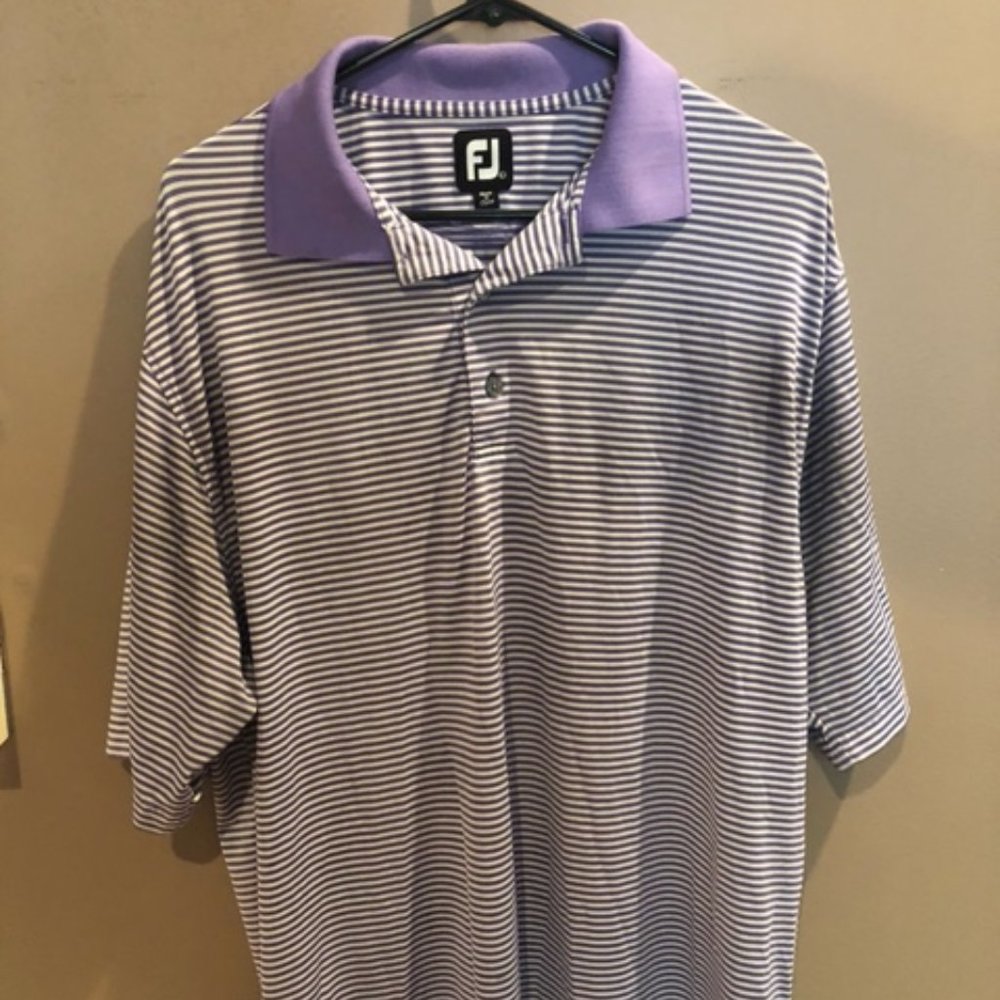 FJ FootJoy Mens' Large Golf Performance Polo